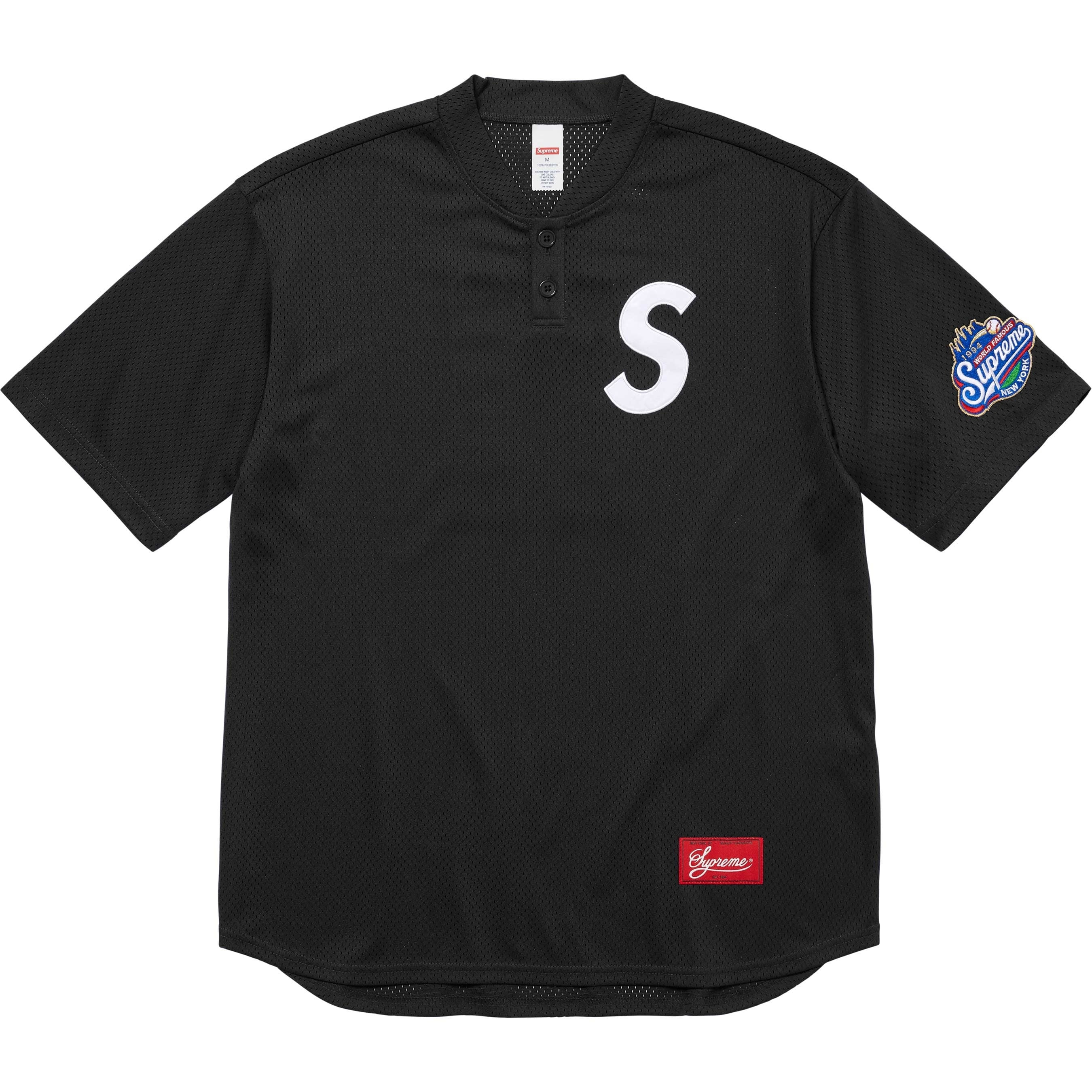 S Logo Baseball Henley view 8